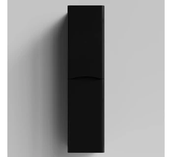 Шкаф-пенал подвесной Vod-ok Адель 35 цвет черный глянец правый
