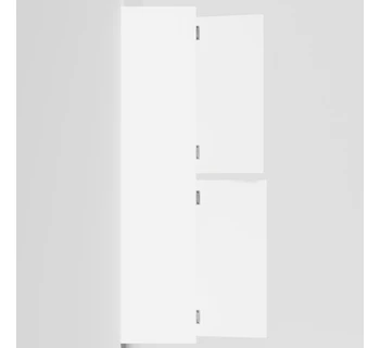 Шкаф-пенал подвесной Vod-ok Аурум 40 цвет белая эмаль матовая правый