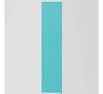 Шкаф-пенал подвесной Vod-ok Аурум 40 цвет водная синь матовый левый