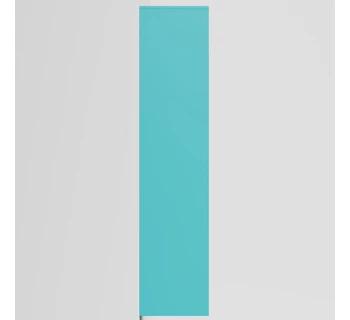 Шкаф-пенал подвесной Vod-ok Аурум 40 цвет водная синь матовый правый