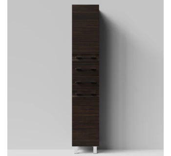 Шкаф-пенал напольный Vod-ok Мальта 35 цвет палисандр левый