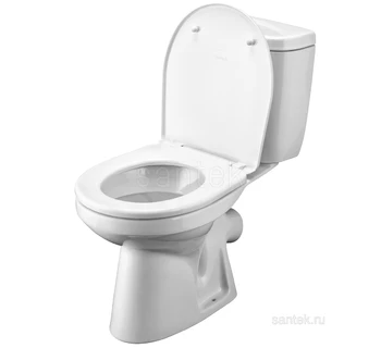 Унитаз напольный Santek Анимо 1WH110032 с сиденьем полипропилен