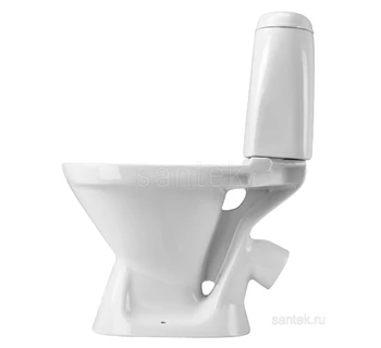 Унитаз напольный Santek Римини 1WH501523 с сиденьем полипропилен