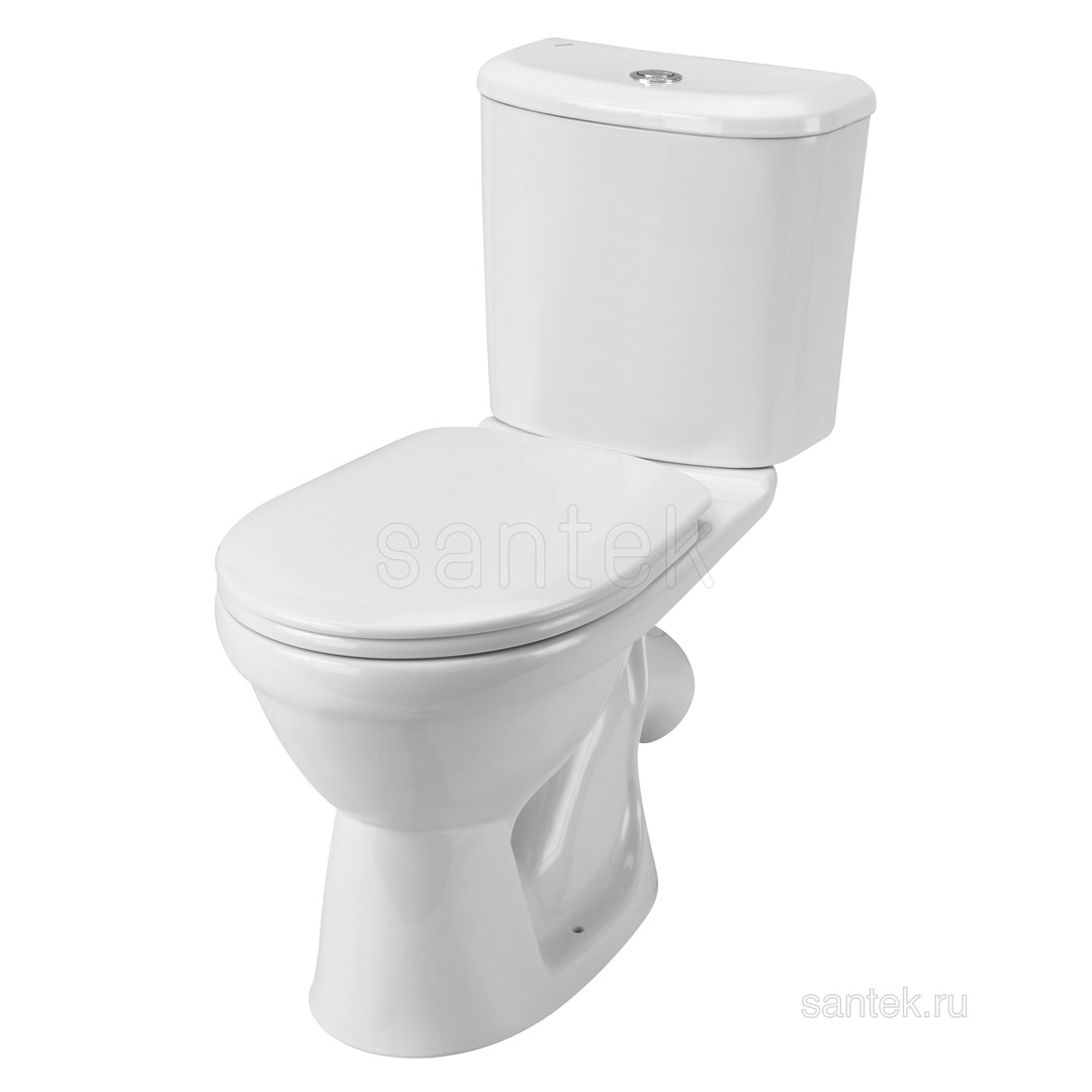 Унитаз напольный Santek Бореаль 1WH301704 с сиденьем полипропилен
