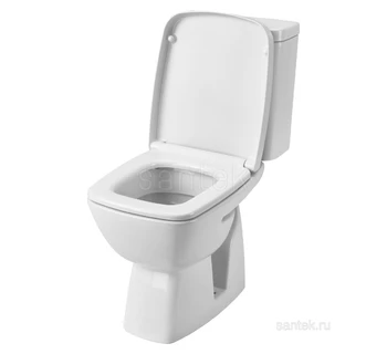 Унитаз напольный Santek Нео Лайт 1WH302408 с сиденьем дюропласт