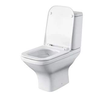 Унитаз напольный Santek Лайн 1WH501573 с сиденьем дюропласт