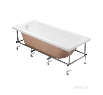 Акриловая ванна Santek Ламма 160х70 прямоугольная 1WH501767