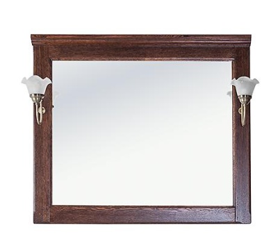 Зеркало Vod-ok Дубини 85 со светильником венге