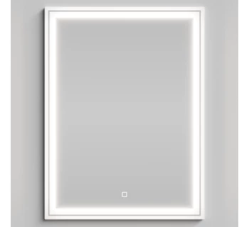 Зеркало Vod-ok Лайт 60 цвет белый глянец