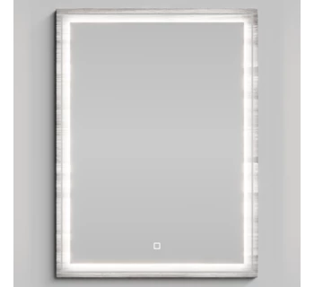Зеркало Vod-ok Лайт 60 цвет лиственница структурная контрастно-серая