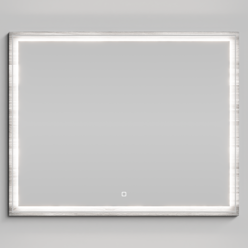 Зеркало Vod-ok Лайт 100 цвет лиственница структурная контрастно-серая