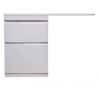 Тумба с раковиной над стиральной машиной Style Line Даймонд 120 glass цвет белый
