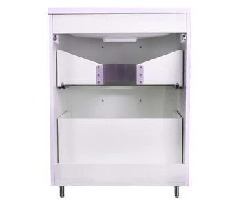 Тумба с раковиной Style Line Каре 60 два ящика цвет белый