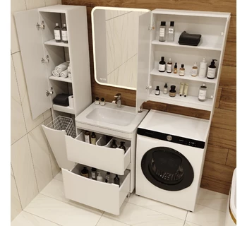 Тумба с раковиной Style Line Бергамо мини 60 антискрейтч цвет белый