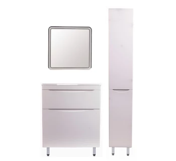 Тумба с раковиной Style Line Бергамо мини 70 антискрейтч цвет белый