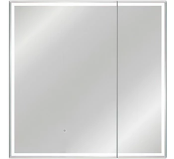 Шкаф-зеркало Style Line Квартет 80*80 с подсветкой сенсорное