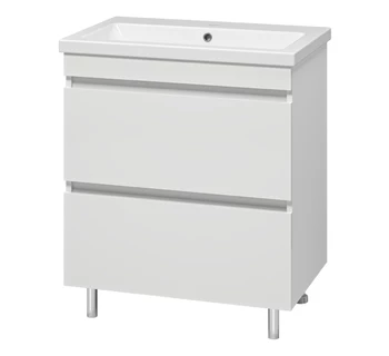 Тумба с раковиной Misty Енисей 70 с 2 ящиками