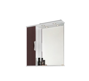 Шкаф-зеркало Vod-ok Лира 75 L венге