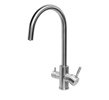 Смеситель для кухни ПРОФСАН ПСМ-300-11 STEEL с подключением фильтра