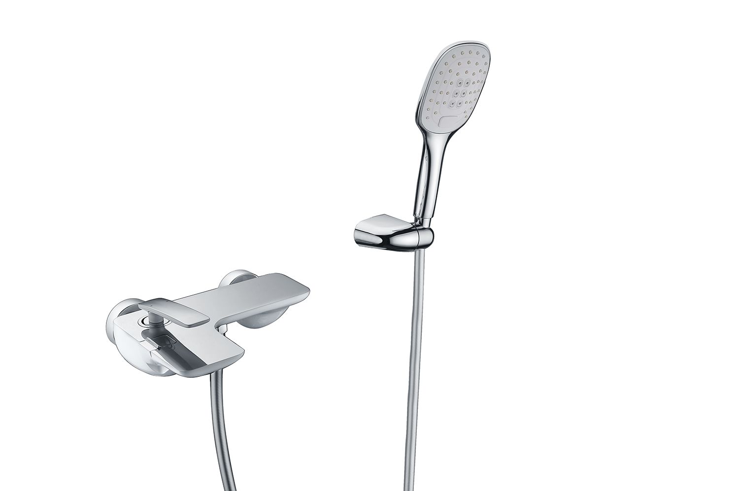 Смеситель для ванны и душа Timo Helmi 4014/00-16Y chrome white