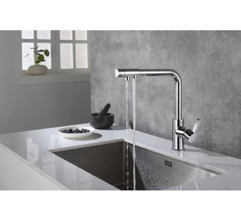 Смеситель для кухонной мойки Timo Hette 1026/00F chrome