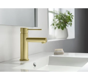 Смеситель для раковины Timo Saona 2361/17F золото матовое