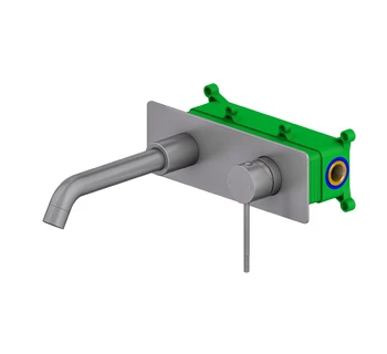 Смеситель для раковины встроенный Timo Saona 2371/18SM черное золото