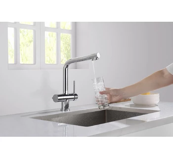 Смеситель для кухни с подключением фильтра Timo Saona 2396/00F хром