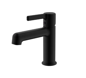 Смеситель для раковины VODA Column Black CLM26MB