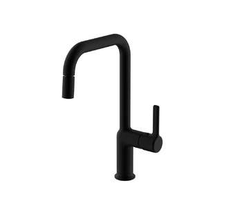 Смеситель для кухни VODA Column Black CLM519B