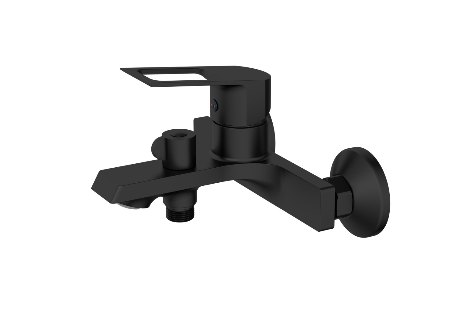 Смеситель для ванны VODA Surf Black без аксессуаров SF54B