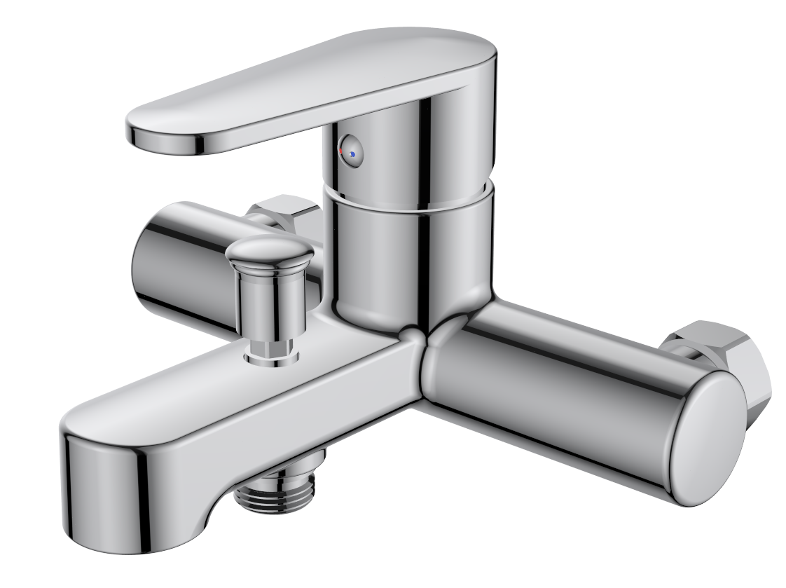 Смеситель для ванны VODA Waterfall без аксессуаров WF54