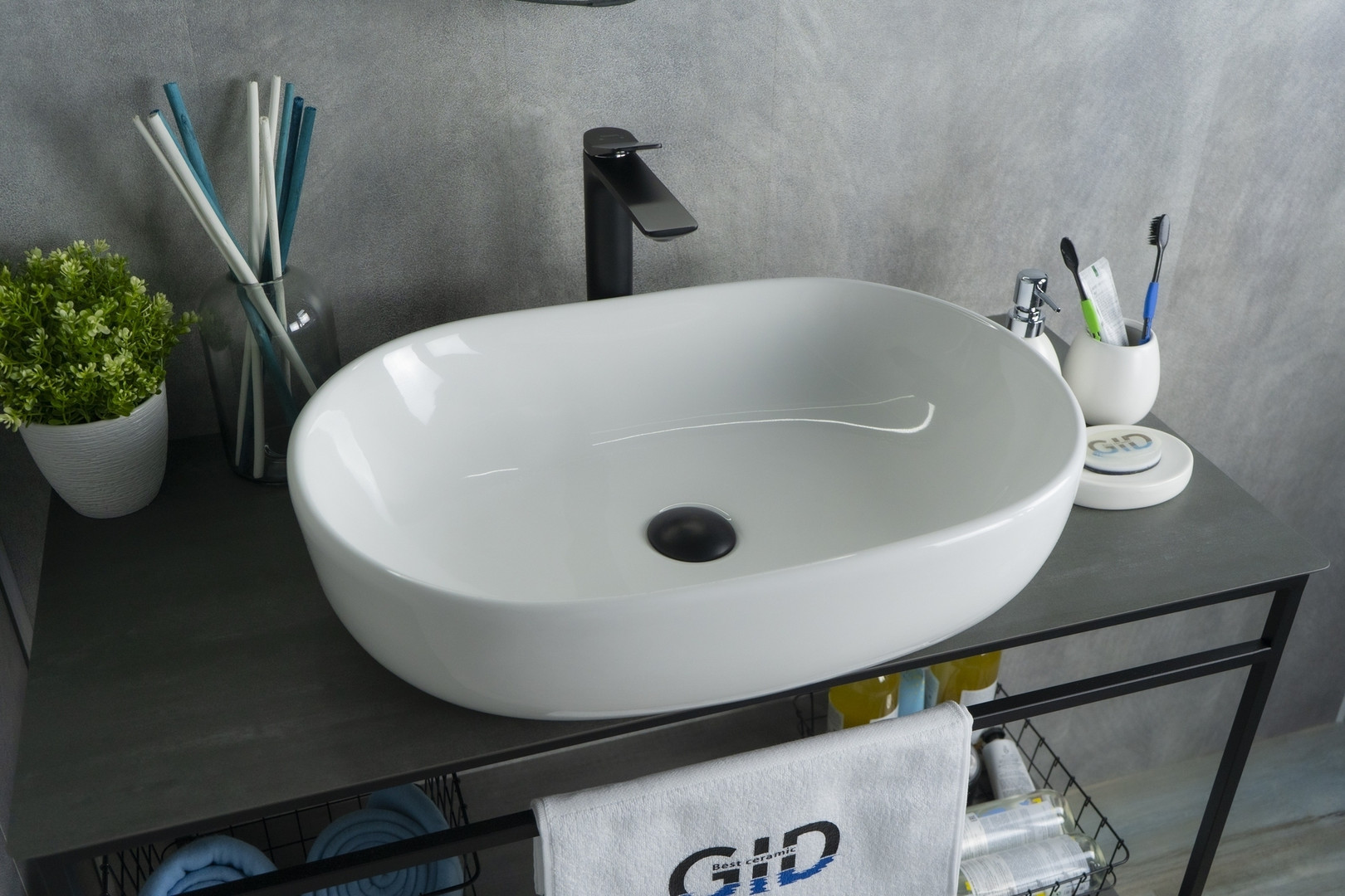 Раковина накладная Gid N9026a