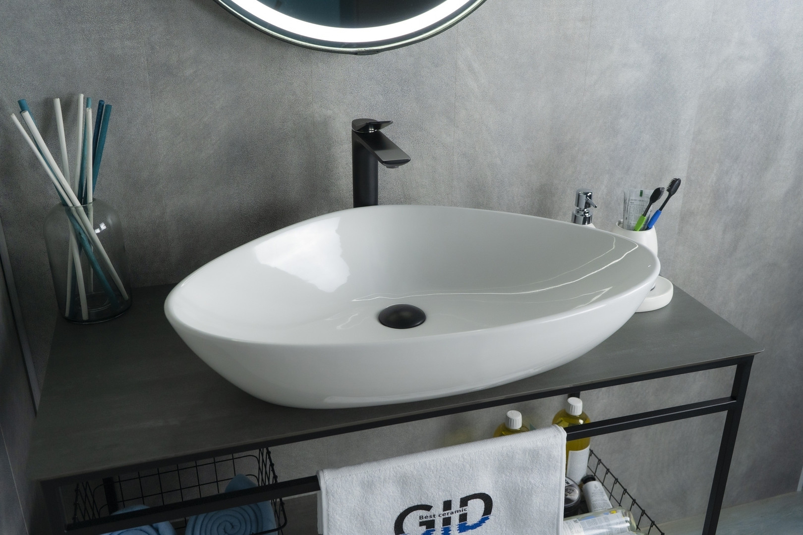 Раковина накладная Gid N9062