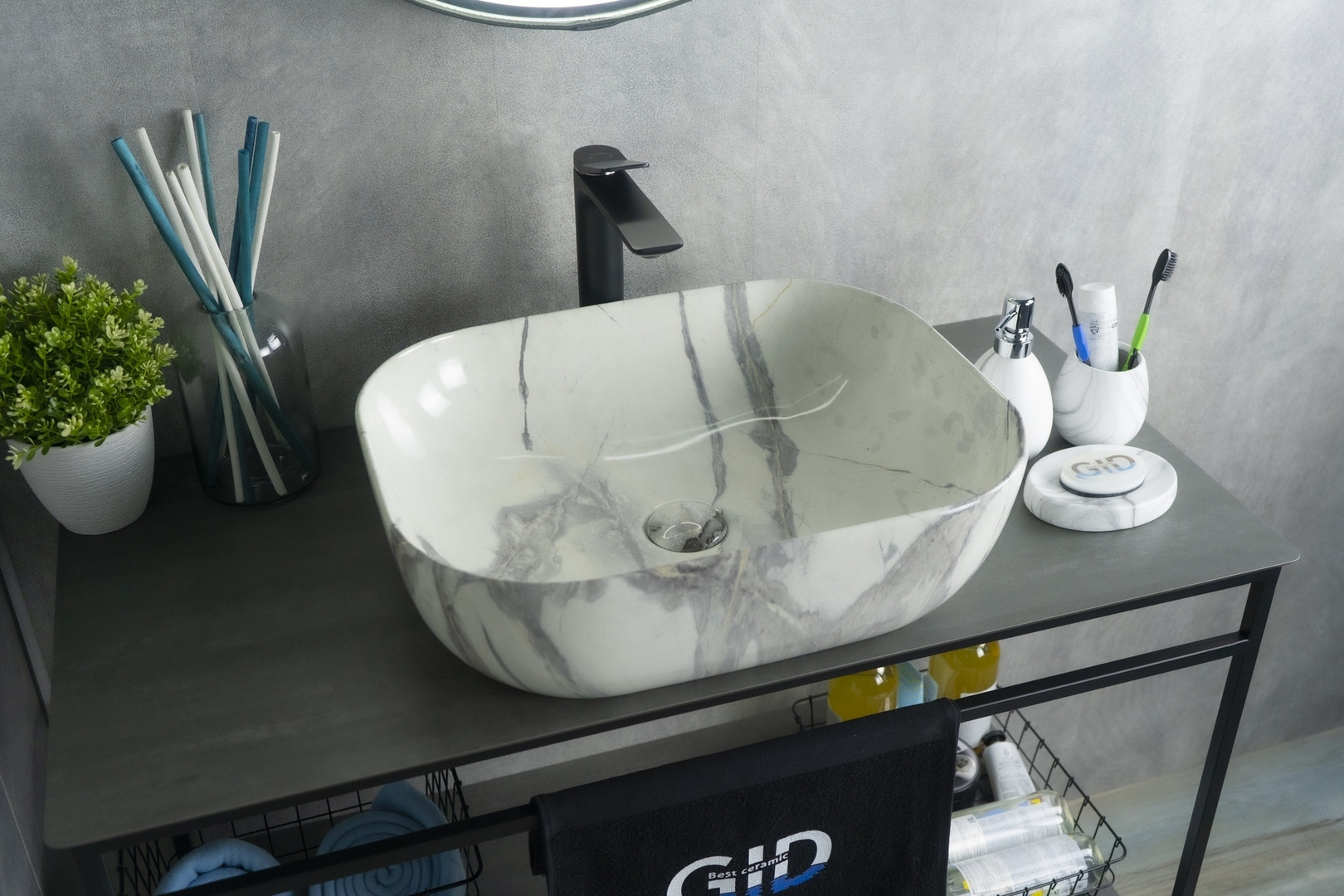 Раковина накладная Gid K397G125