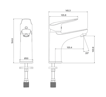 Смеситель для раковины IDDIS Torr TORSB00i01