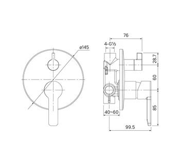 Смеситель для ванны с душем IDDIS Sena SENSB00i67