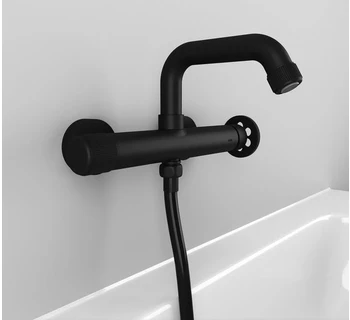 Смеситель для ванны черный IDDIS Grange GRABLR2i02WA
