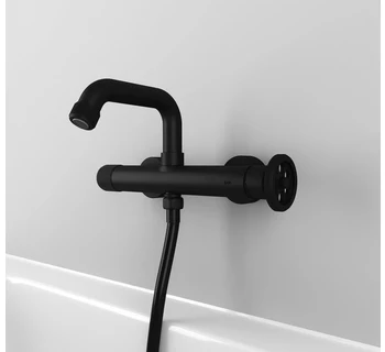 Смеситель для ванны черный IDDIS Grange GRABLR2i02WA
