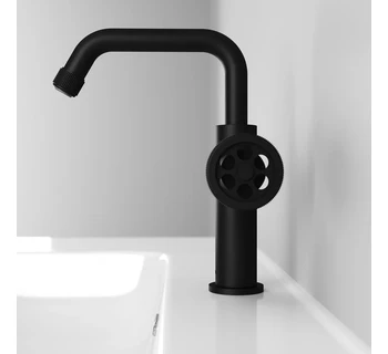 Смеситель для умывальника черный IDDIS Grange GRABLR0i01