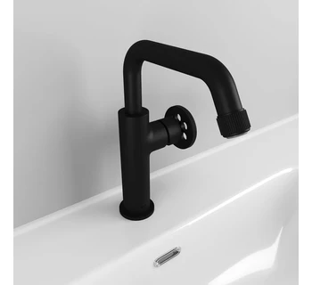 Смеситель для умывальника черный IDDIS Grange GRABLR0i01