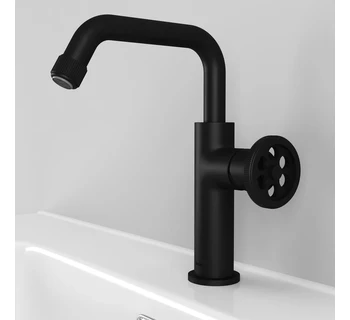 Смеситель для умывальника черный IDDIS Grange GRABLR0i01