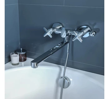 Смеситель для ванны с длинным изливом IDDIS Acros ACRSBL2i10WA