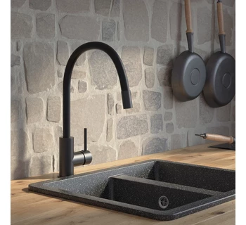 Смеситель для кухни IDDIS Kitchen 360 черный матовый K36BLJ0i05