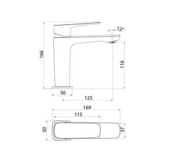 Смеситель для умывальника IDDIS Sign SIGSB00i01