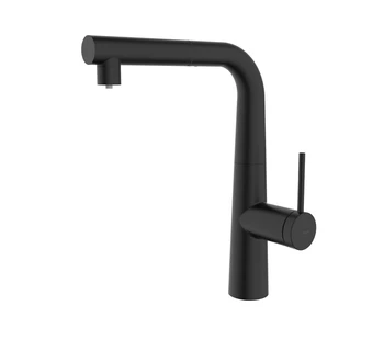 Смеситель для кухни IDDIS Pure PURBLPFi05 с выдвижным изливом и каналом для фильтрованной воды
