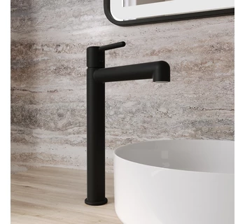 Смеситель для умывальника IDDIS Aiger AIGBL01i01 черный матовый
