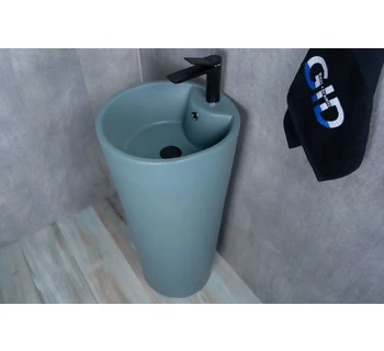 Раковина напольная Gid Nb131gm (зеленая хаки)