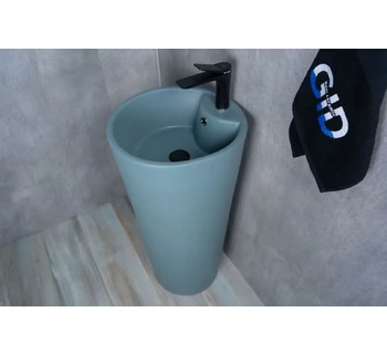 Раковина напольная Gid Nb131gm (зеленая хаки)