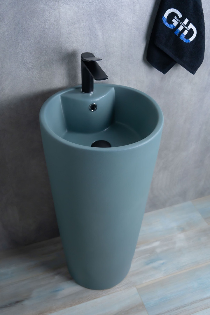 Раковина напольная Gid Nb131gm (зеленая хаки)